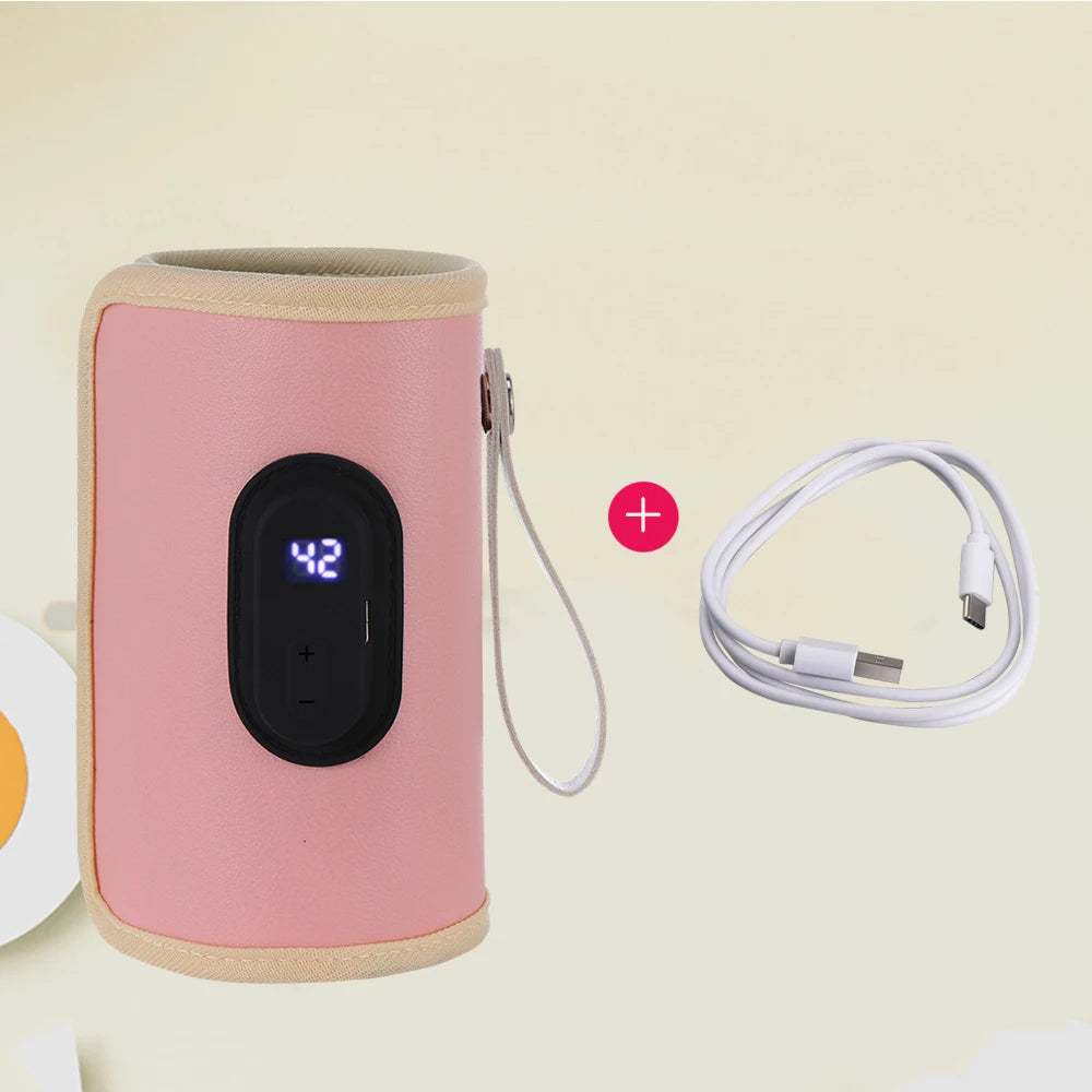 Aquecedor de garrafa de enfermagem do bebê aquecedor de leite do bebê, aquecedor de garrafa portátil usb para carro, acessórios de viagem ao ar livre portátil
