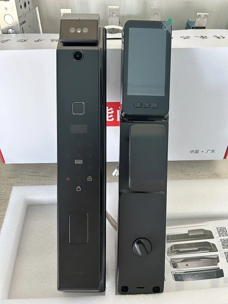 Fechadura inteligente com impressão digital, fechadura para porta de entrada sem chave, fechadura inteligente para porta frontal com código - fechadura inteligente com controle por aplicativo