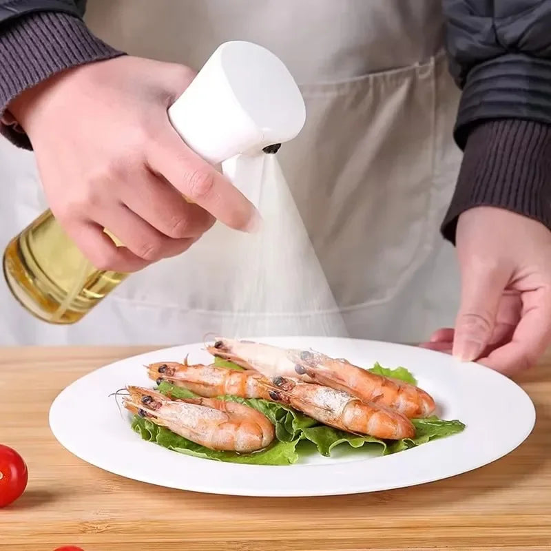 Spray de óleo para cozinhar-dispensador de azeite garrafa pulverizador névoa-reutilizável vinagre de óleo de qualidade alimentar, garrafa de spray acessórios de cozinha