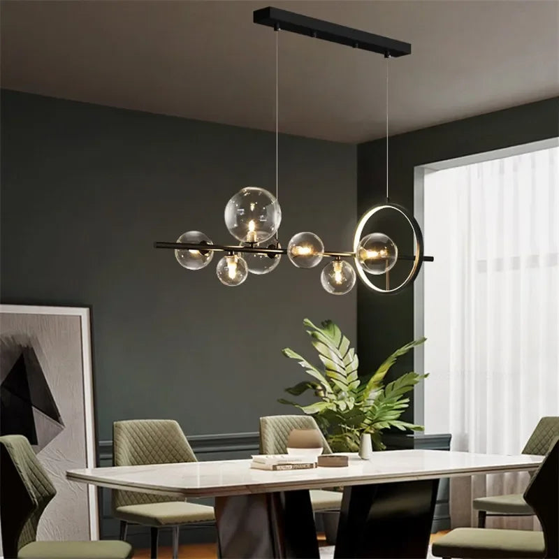 Moderno led pingente de luz nordic preto lustres para sala estar quarto cozinha pendurado lâmpada sala jantar luminárias