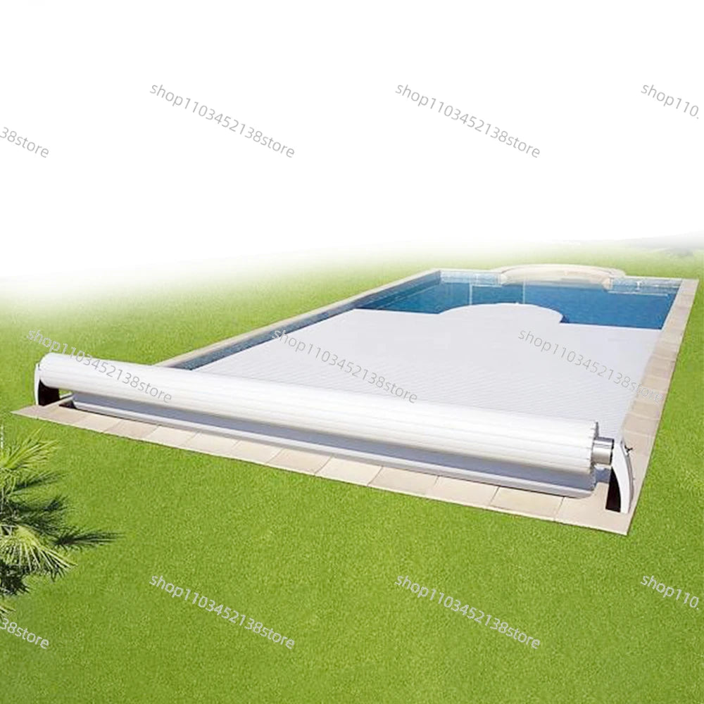 Acessórios para piscina Cobertura retrátil automática de policarbonato personalizada de acordo com a piscina
