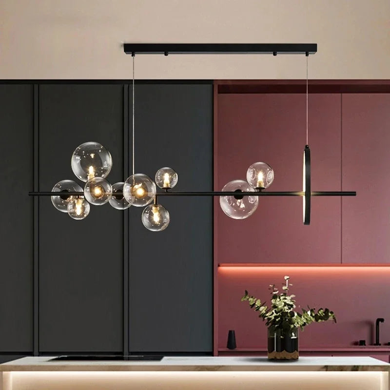 Moderno led pingente de luz nordic preto lustres para sala estar quarto cozinha pendurado lâmpada sala jantar luminárias