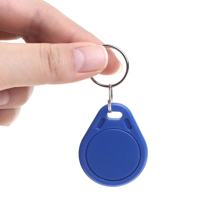 5pcs 13.56Mhz RFID UID Token Copy Keykobs Changeable Attendance Management CUID Clone Keychain Tag For Mif 1k S50 Writable