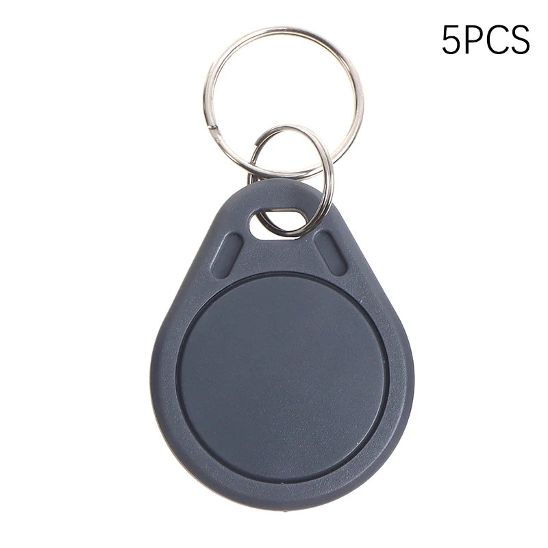 5pcs 13.56Mhz RFID UID Token Copy Keykobs Changeable Attendance Management CUID Clone Keychain Tag For Mif 1k S50 Writable