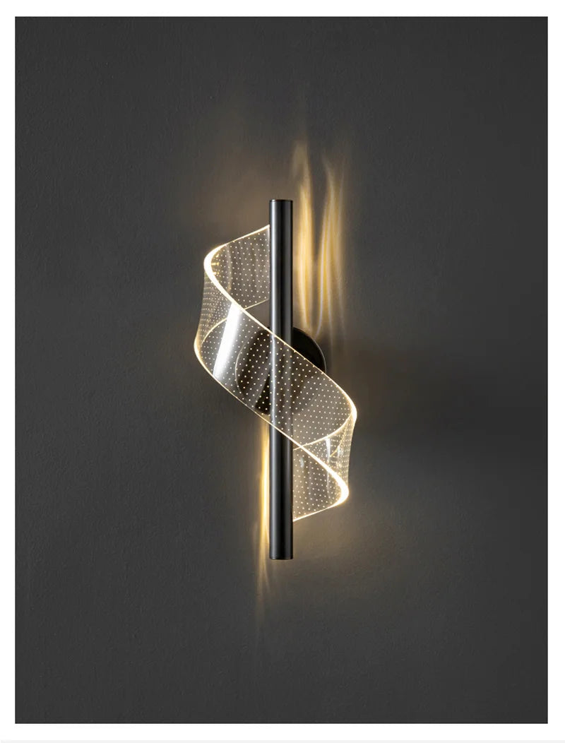 Nordic conduziu a lâmpada de parede iluminação interior para o quarto cabeceira sala fundo luz parede moderna decoração interior arandelas