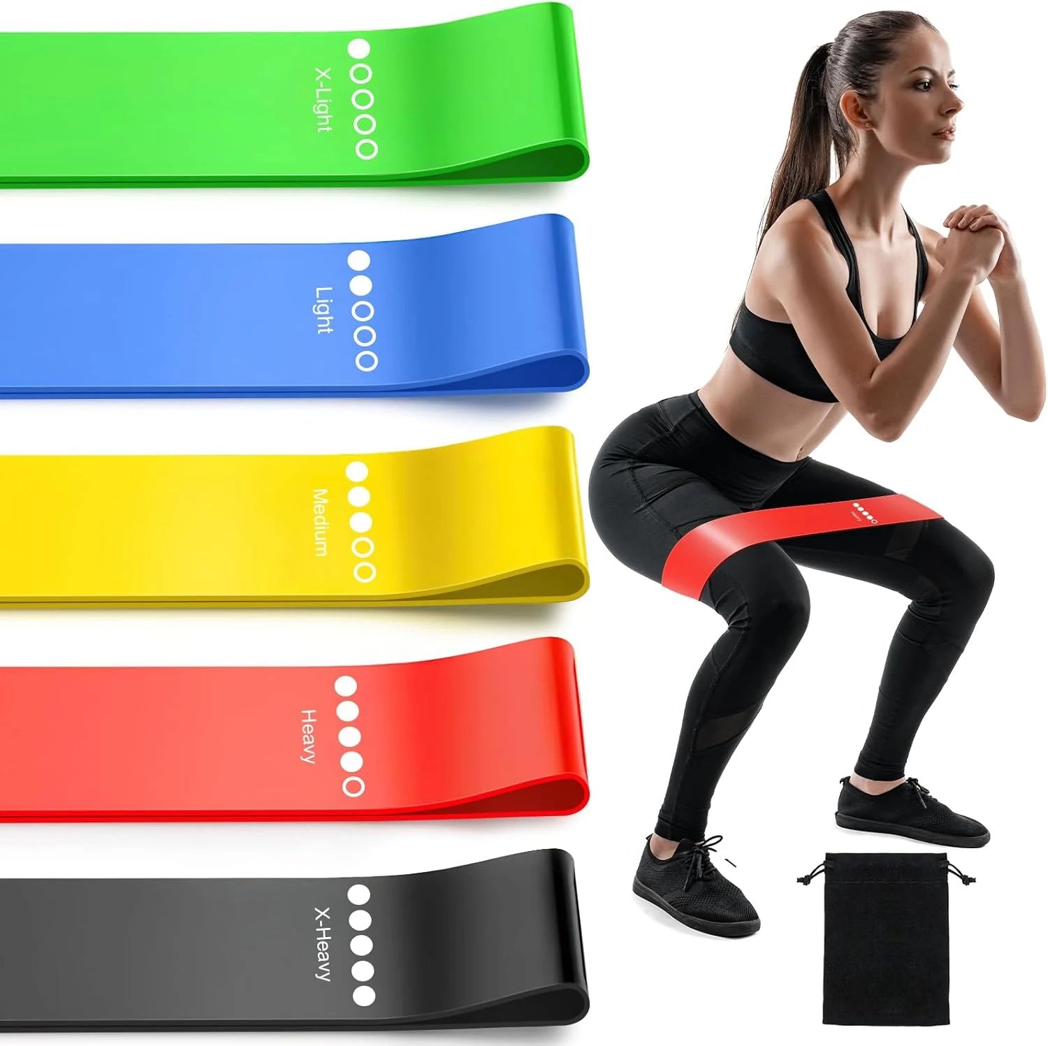 Bandas de resistência tpe conjunto de fitness faixas de borracha treinamento de força expansor yoga equipamentos de ginástica laço de borracha elástica