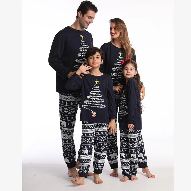 Família combinando Red Natal Conjuntos de pijama, Pai, Mãe, Filha, Filho, Roupa de criança