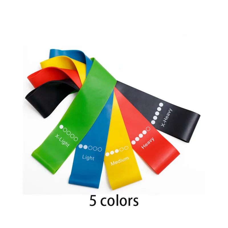 Bandas de resistência tpe conjunto de fitness faixas de borracha treinamento de força expansor yoga equipamentos de ginástica laço de borracha elástica