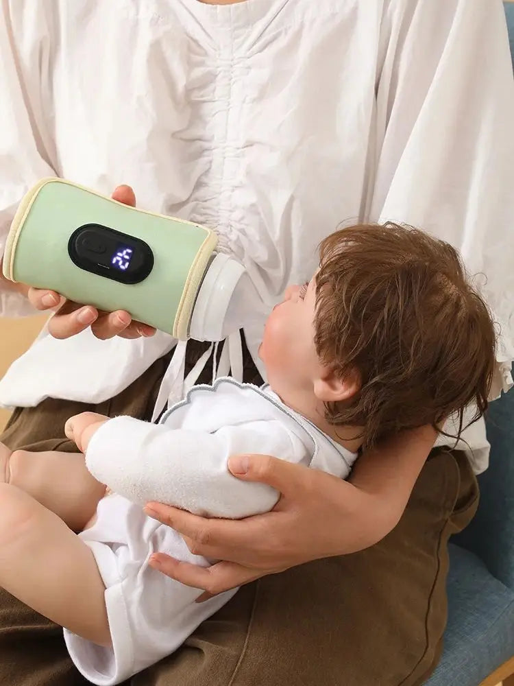 Aquecedor de garrafa de enfermagem do bebê aquecedor de leite do bebê, aquecedor de garrafa portátil usb para carro, acessórios de viagem ao ar livre portátil