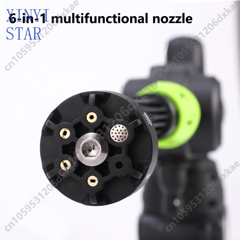 Máquina de lavar carro elétrica sem escova, 21v, alta tensão, pistola de água, sem fio, alta potência, máquina de limpeza