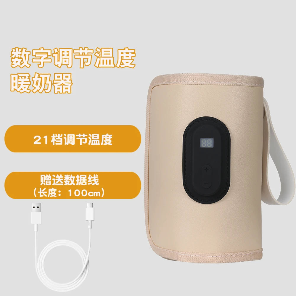 Aquecedor de garrafa de enfermagem do bebê aquecedor de leite do bebê, aquecedor de garrafa portátil usb para carro, acessórios de viagem ao ar livre portátil