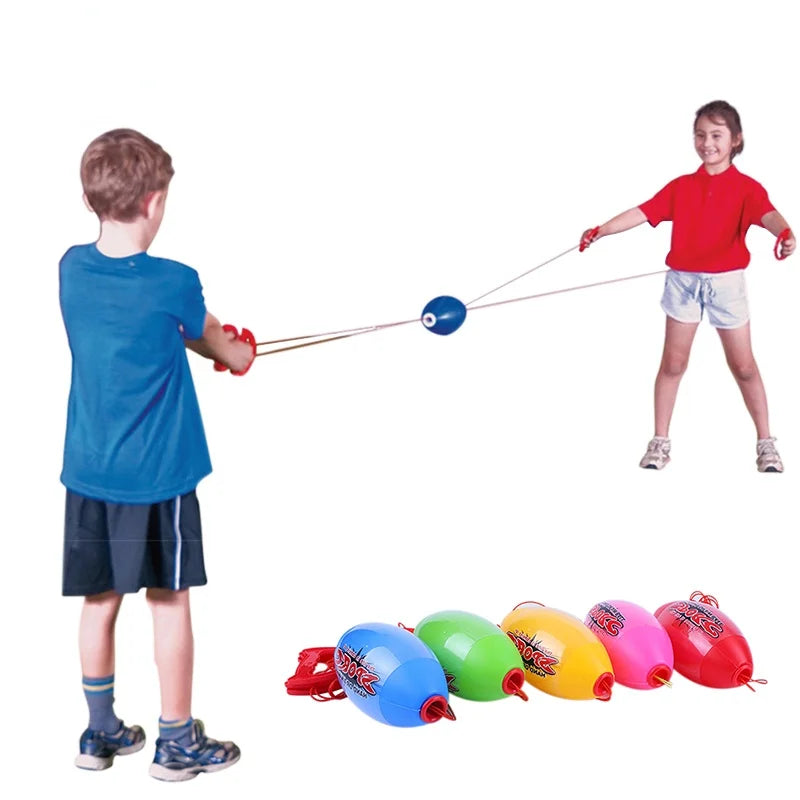 Crianças ao ar livre interativo puxando bolas de velocidade elástica diversão colisão treinamento sensorial jogos esportivos brinquedo para crianças adultos presente