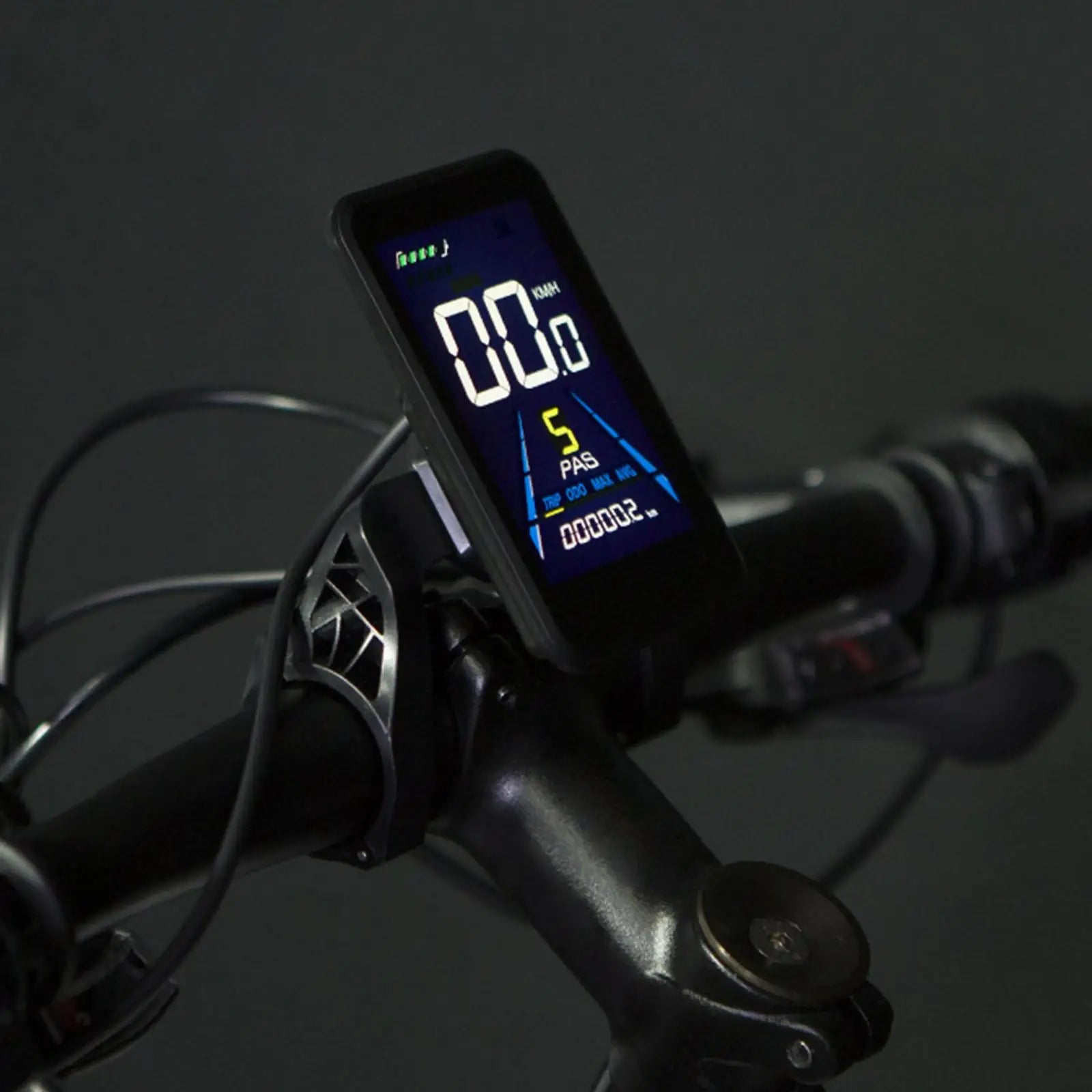 NC-81F modificação de mountain bike elétrica display lcd painel de instrumentos de modificação de bicicleta à prova dwaterproof água tabela de código de bicicleta elétrica