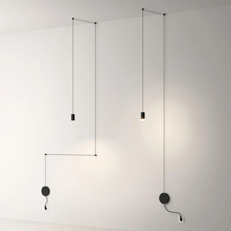 Estilo nórdico led g9 sótão lustre adequado para sala de estar lâmpada pendente cozinha sala jantar luz pingente iluminação interior