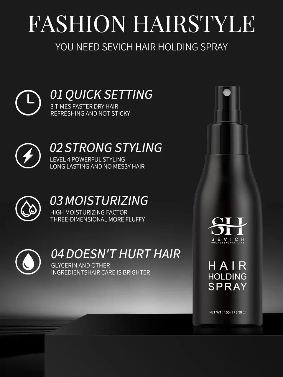 3 pçs conjunto de fibras de cabelo queratina construção do cabelo estilo em pó perda de cabelo instantâneo recrescimento espessamento pós linha fina barba enchimento