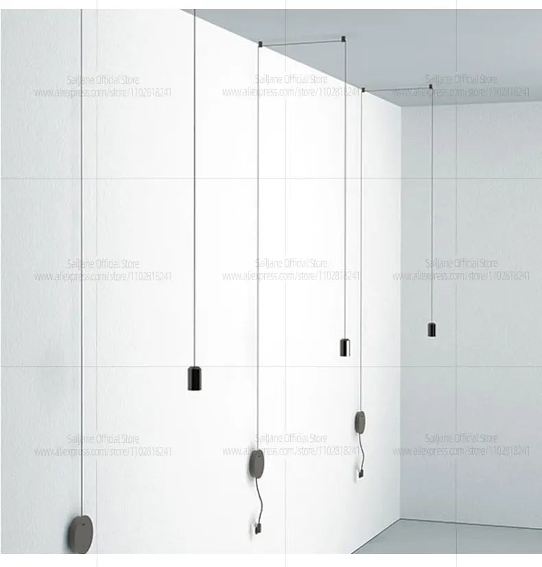Estilo nórdico led g9 sótão lustre adequado para sala de estar lâmpada pendente cozinha sala jantar luz pingente iluminação interior