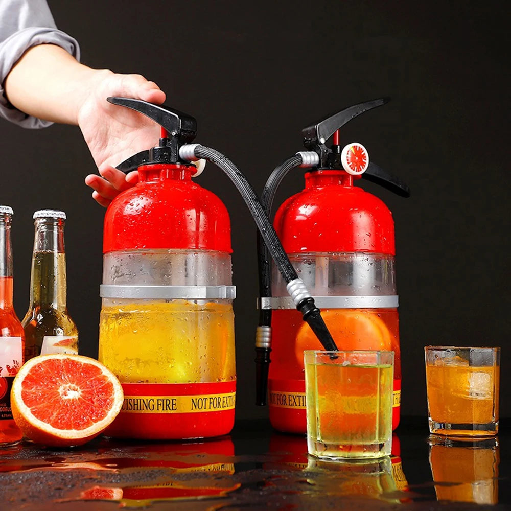 1.5l dispensador de bebida vinho extintor de incêndio pourer festa dispensador de cerveja bebida vinho espíritos cerveja para festa bar acessório