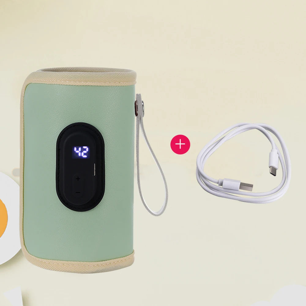 Aquecedor de garrafa de enfermagem do bebê aquecedor de leite do bebê, aquecedor de garrafa portátil usb para carro, acessórios de viagem ao ar livre portátil