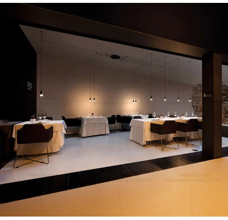 Estilo nórdico led g9 sótão lustre adequado para sala de estar lâmpada pendente cozinha sala jantar luz pingente iluminação interior