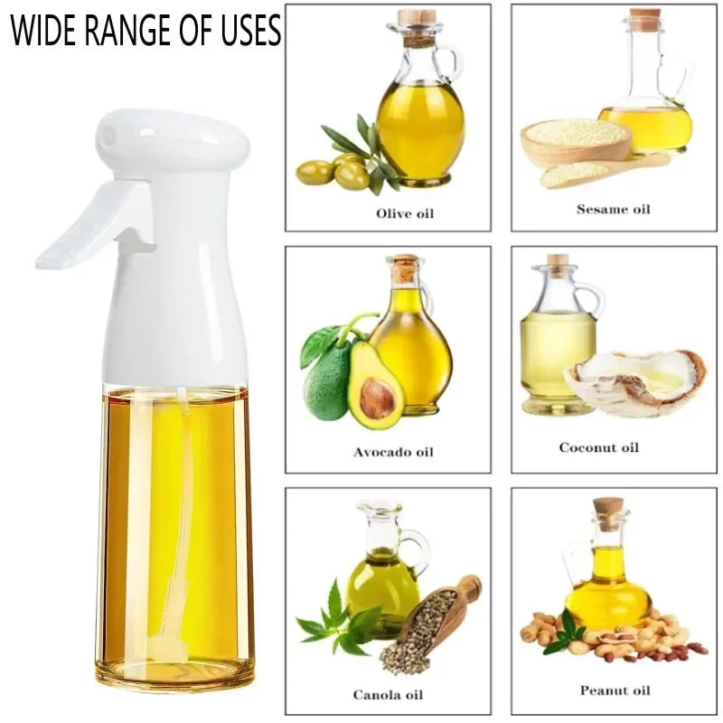 Spray de óleo para cozinhar-dispensador de azeite garrafa pulverizador névoa-reutilizável vinagre de óleo de qualidade alimentar, garrafa de spray acessórios de cozinha