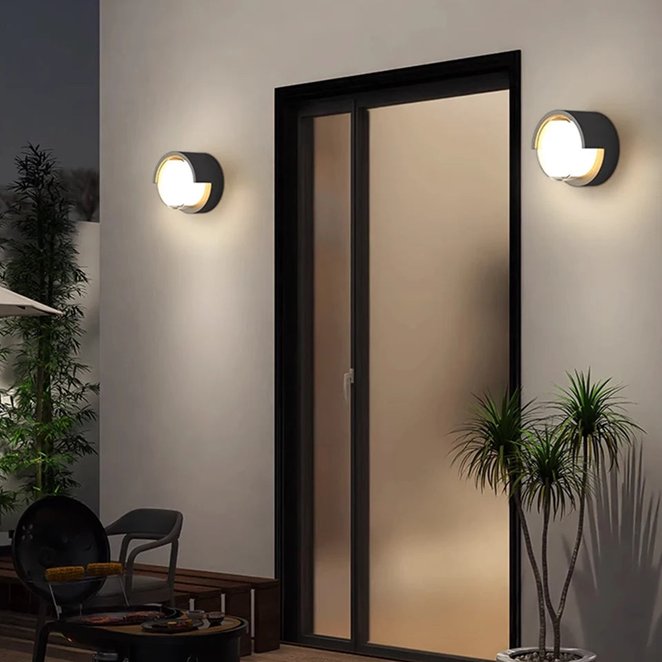 Lâmpada de parede led iluminação radar sensor movimento AC85-265V 6/12w branco quente branco frio adequado para decoração casa ao ar livre indoor