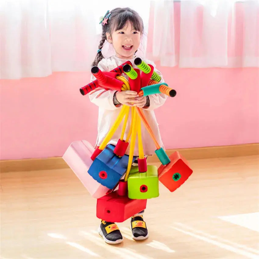 Presentes para 3 + velhos meninos meninas espuma pogo jumper para crianças brinquedos ao ar livre para crianças autistas brinquedos divertidos presentes para meninas brinquedos de autismo
