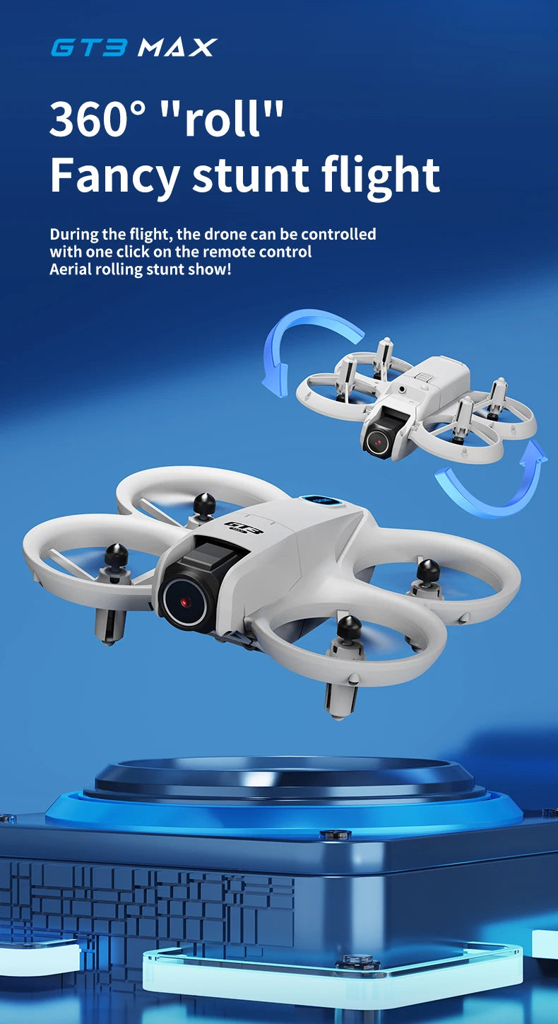 New GT3 8K HD Drone GPS Professional Cameras Aerial Avoiding Obstacle Remote Control Brushless With Touch Remotes RC 18000M 2025