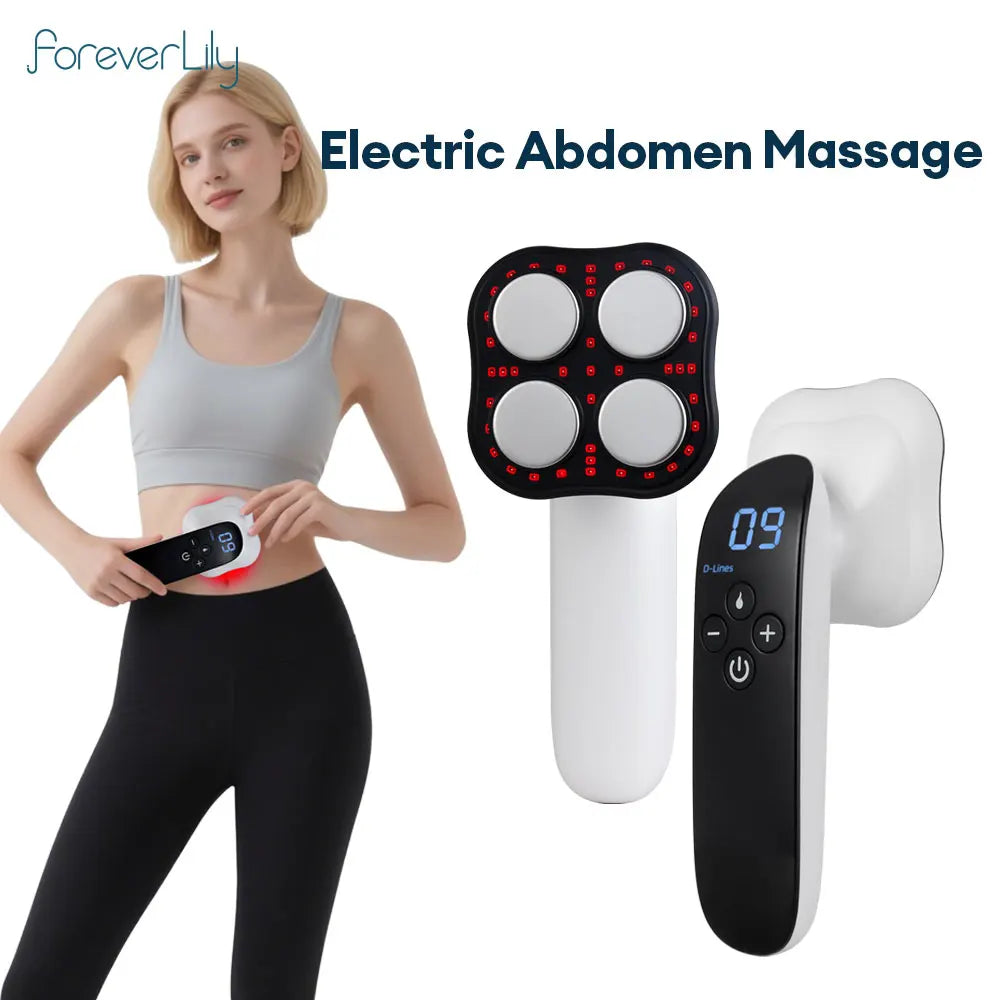 Dispositivo elétrico de massagem abdominal, ems, rosto, corpo, emagrecimento, massageador, barriga, cintura, braço, perna, bunda, sem fio, máquina de escultura corporal