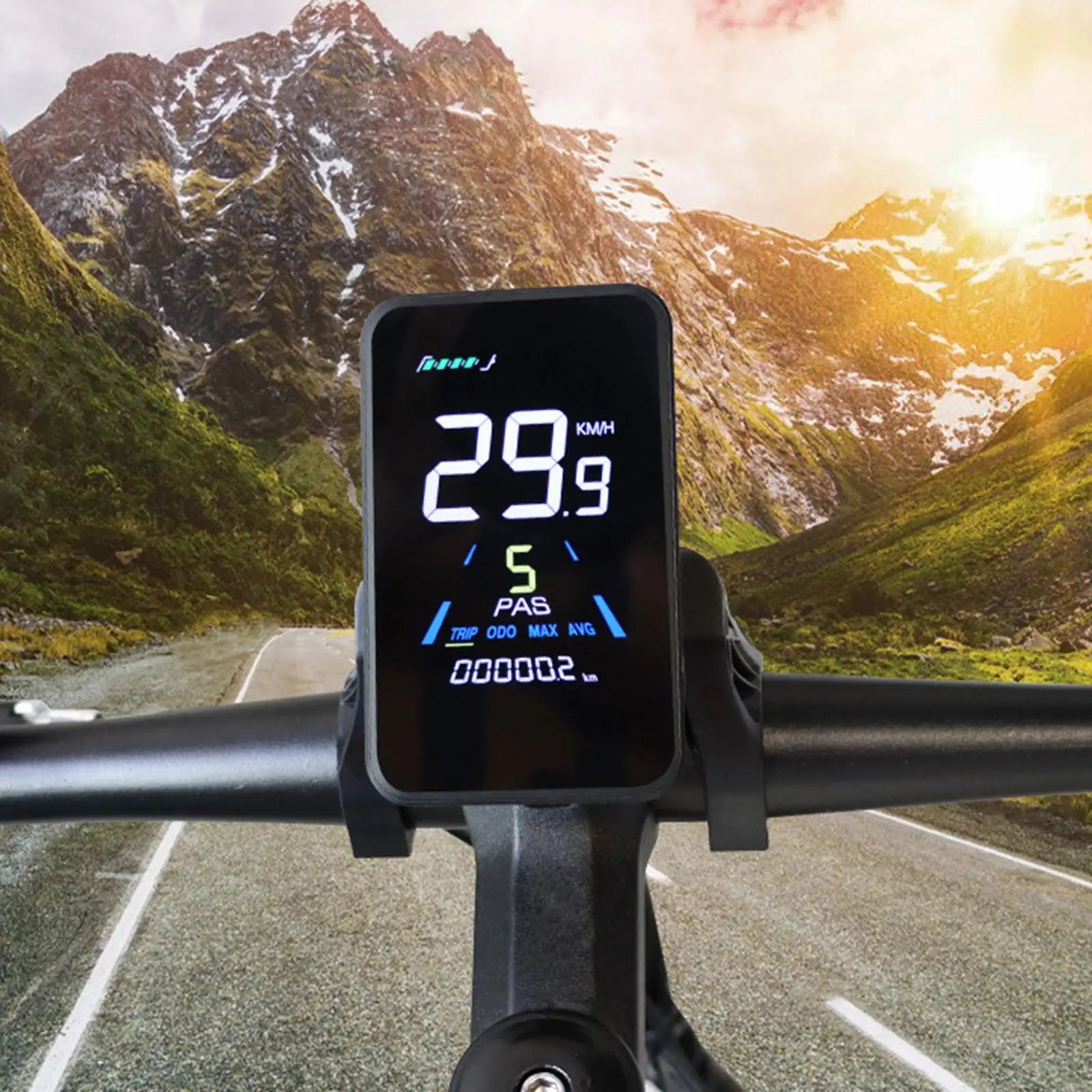 NC-81F modificação de mountain bike elétrica display lcd painel de instrumentos de modificação de bicicleta à prova dwaterproof água tabela de código de bicicleta elétrica