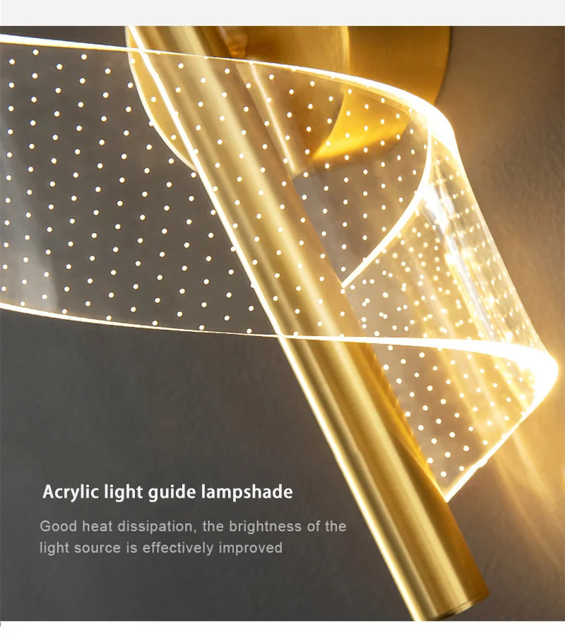 Nordic conduziu a lâmpada de parede iluminação interior para o quarto cabeceira sala fundo luz parede moderna decoração interior arandelas