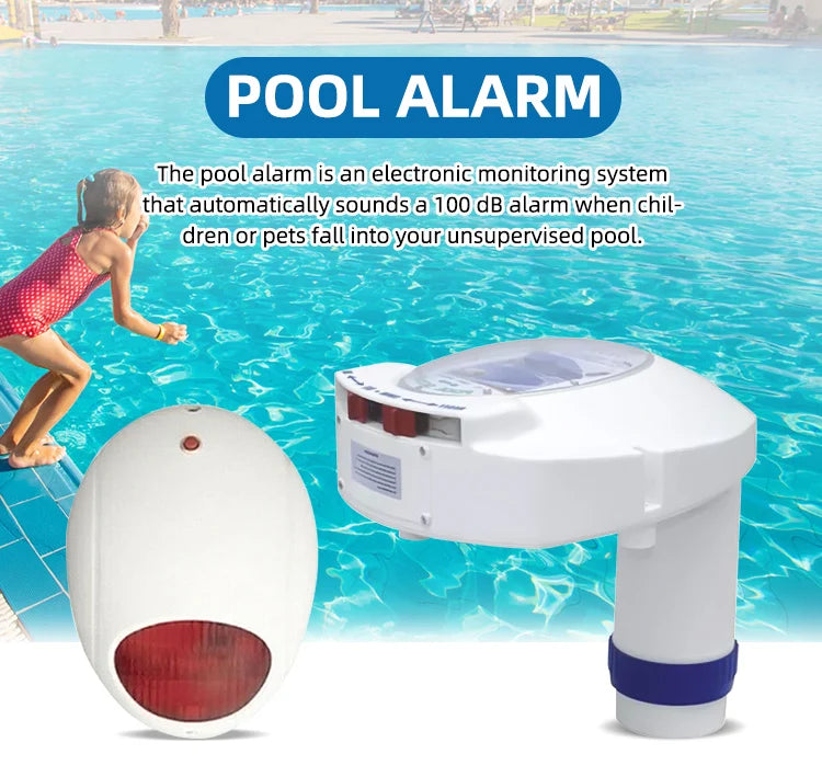 Pulseira de imersão infantil anti-afogamento, alarme de piscina para crianças