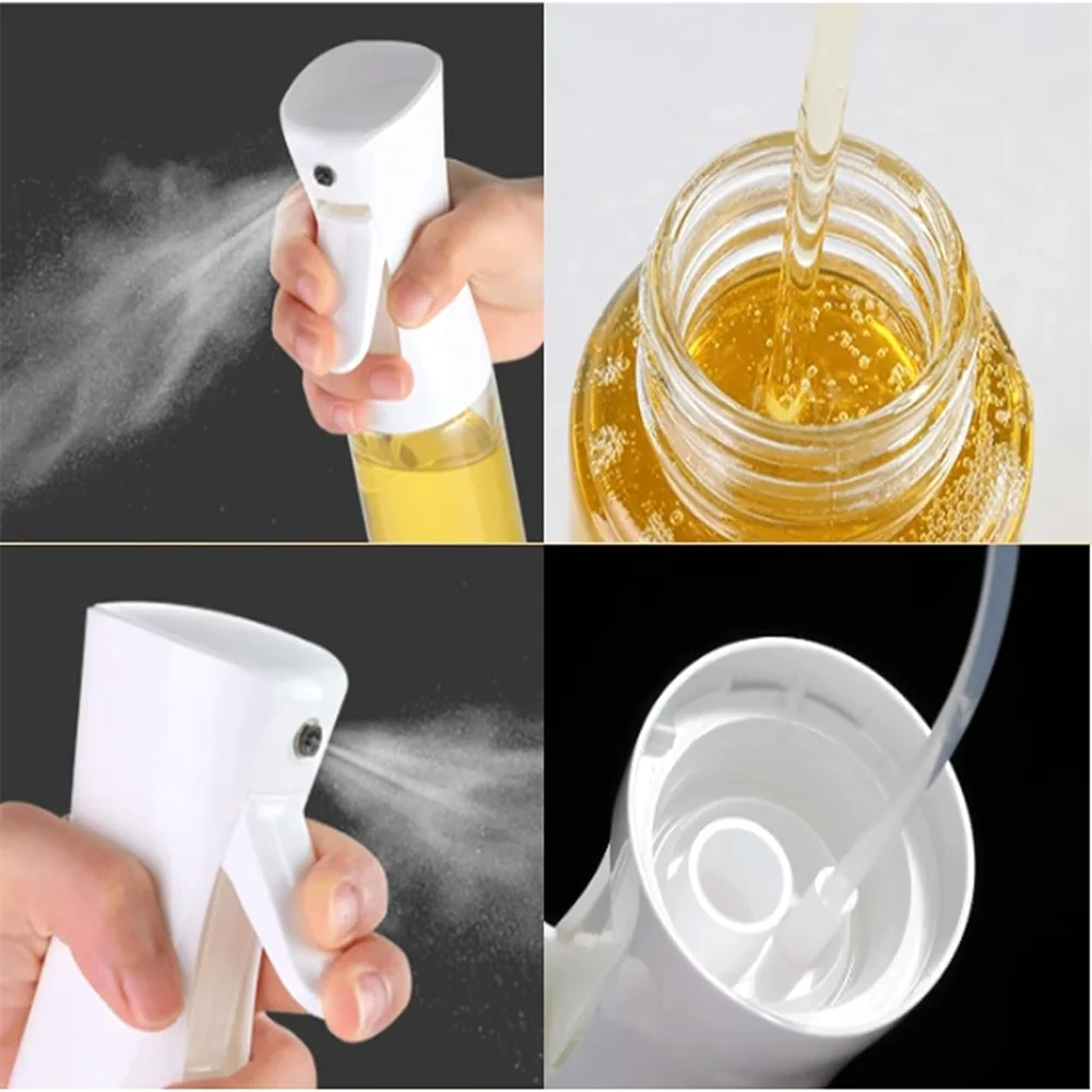Spray de óleo para cozinhar-dispensador de azeite garrafa pulverizador névoa-reutilizável vinagre de óleo de qualidade alimentar, garrafa de spray acessórios de cozinha