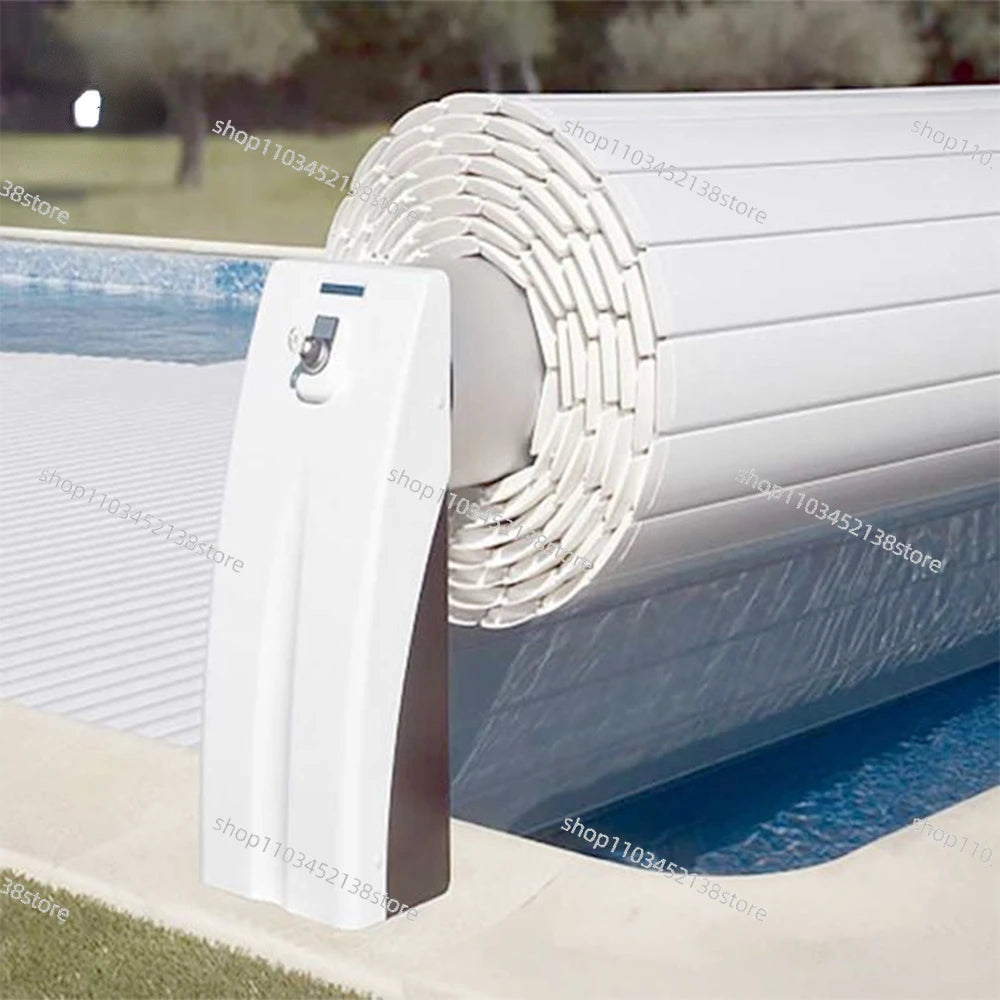 Acessórios para piscina Cobertura retrátil automática de policarbonato personalizada de acordo com a piscina