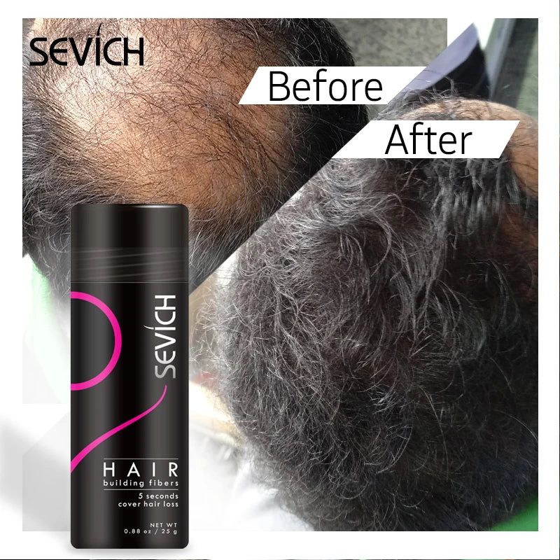 3 pçs conjunto de fibras de cabelo queratina construção do cabelo estilo em pó perda de cabelo instantâneo recrescimento espessamento pós linha fina barba enchimento