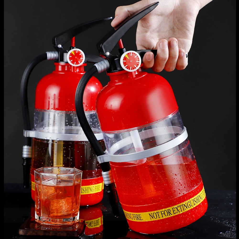 1.5l dispensador de bebida vinho extintor de incêndio pourer festa dispensador de cerveja bebida vinho espíritos cerveja para festa bar acessório