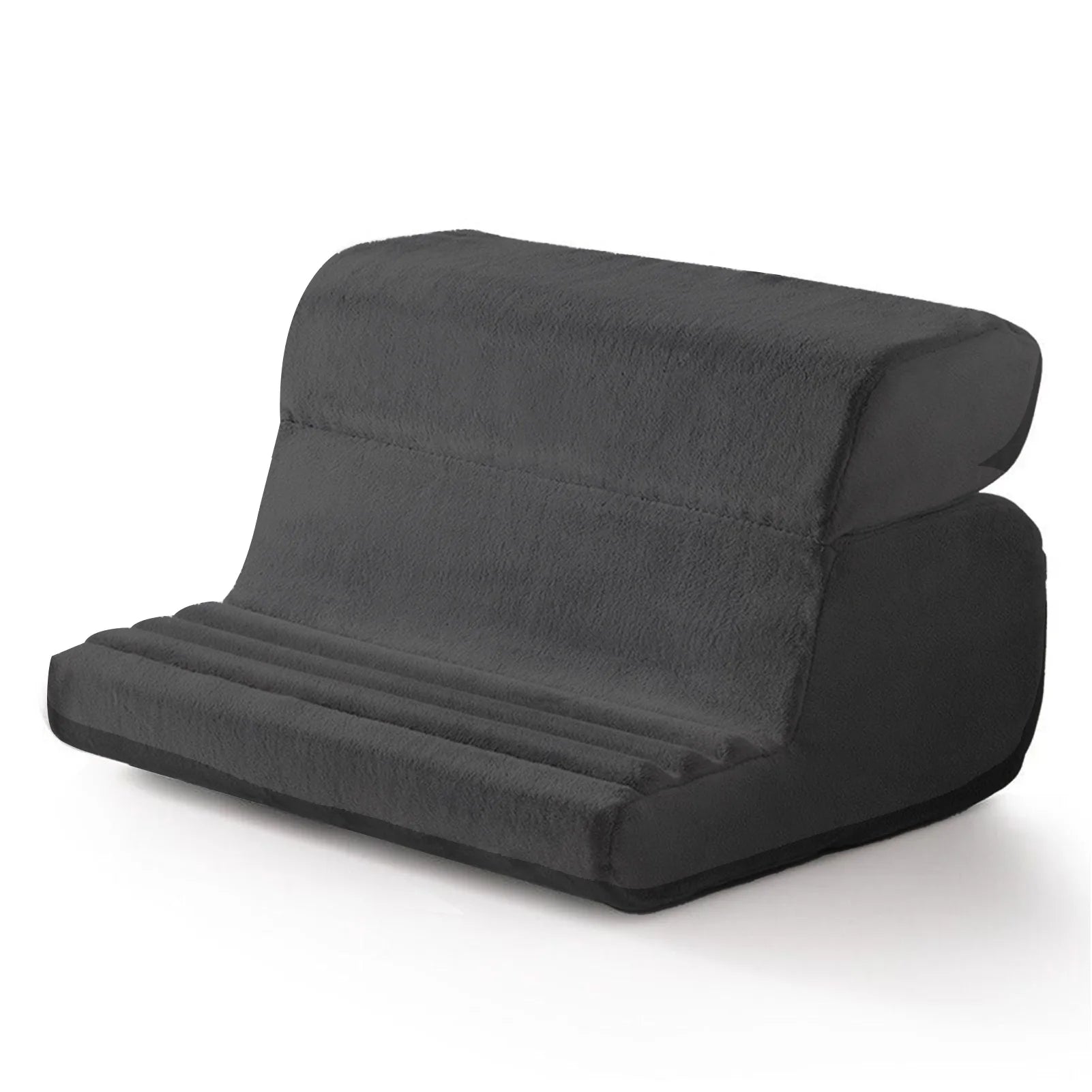 Xnyocn tablet travesseiro titular dobrável ipad suporte para cama de colo e mesa tablet almofada macia doca com bolso stylus montagem para ipad pro