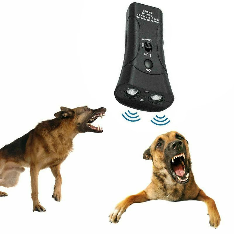 Dispositivo ultrassônico para treinamento de cães, dissuasor eletrônico para cães/dispositivos de controle de latidos, ferramenta de treinamento para parar de latir, repelente sônico para cães