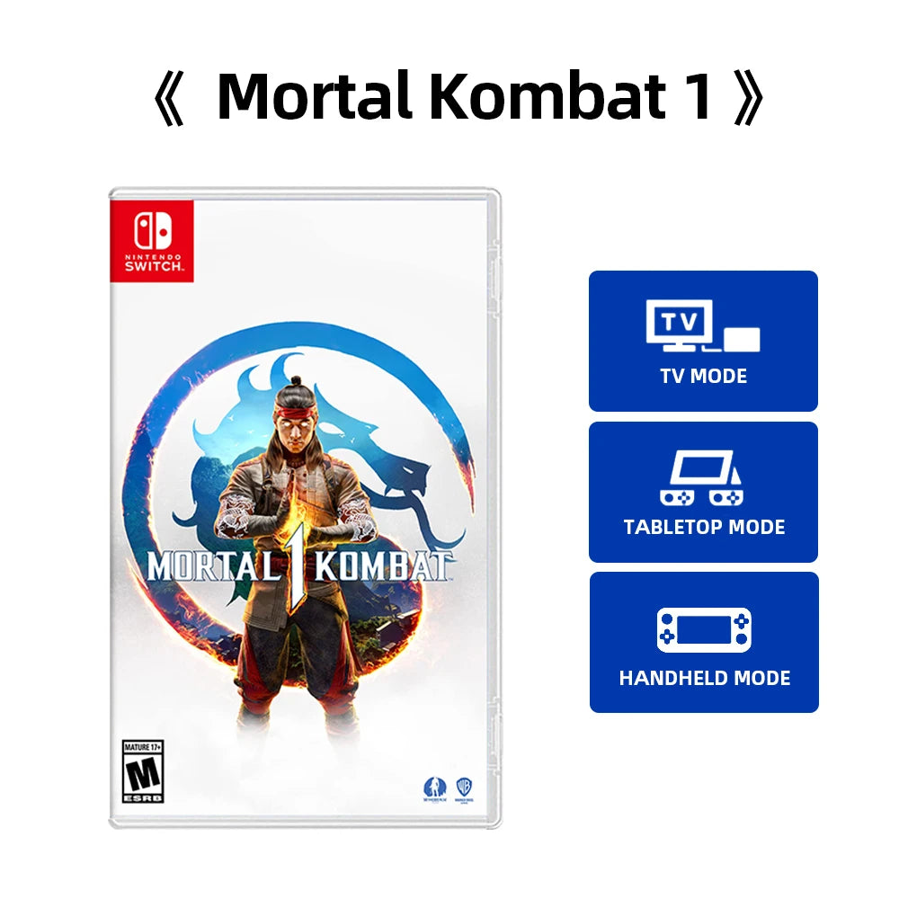 Mortal Kombat 1 - Cartucho físico de jogo Nintendo Switch para Nintendo Switch OLED Lite 100% novo original