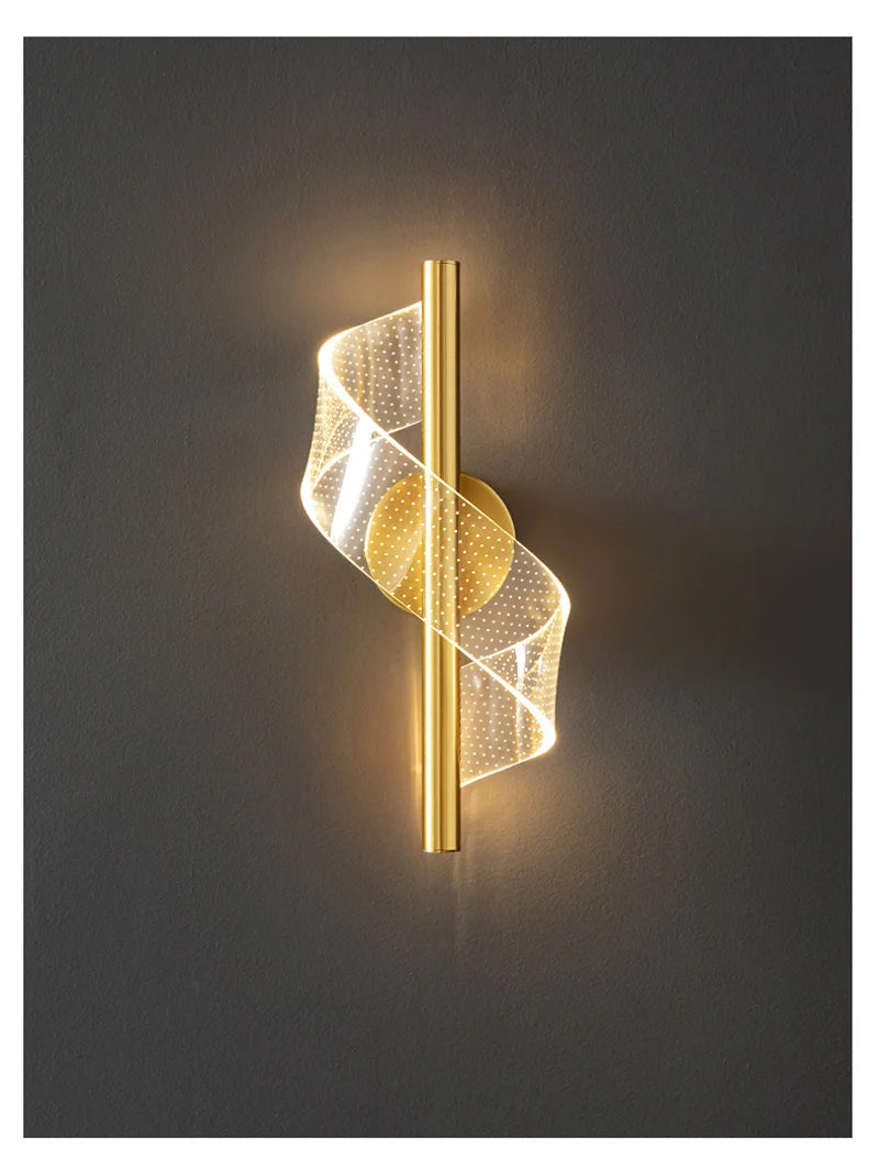 Nordic conduziu a lâmpada de parede iluminação interior para o quarto cabeceira sala fundo luz parede moderna decoração interior arandelas