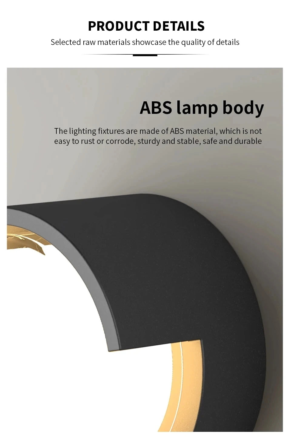 Lâmpada de parede led iluminação radar sensor movimento AC85-265V 6/12w branco quente branco frio adequado para decoração casa ao ar livre indoor