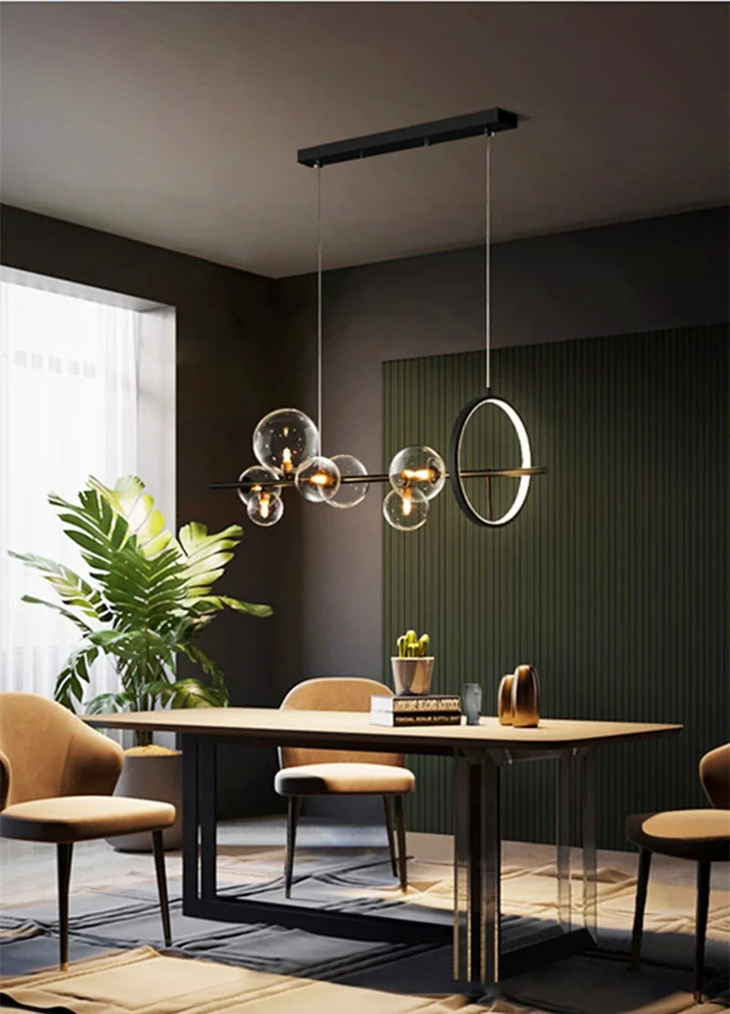 Moderno led pingente de luz nordic preto lustres para sala estar quarto cozinha pendurado lâmpada sala jantar luminárias