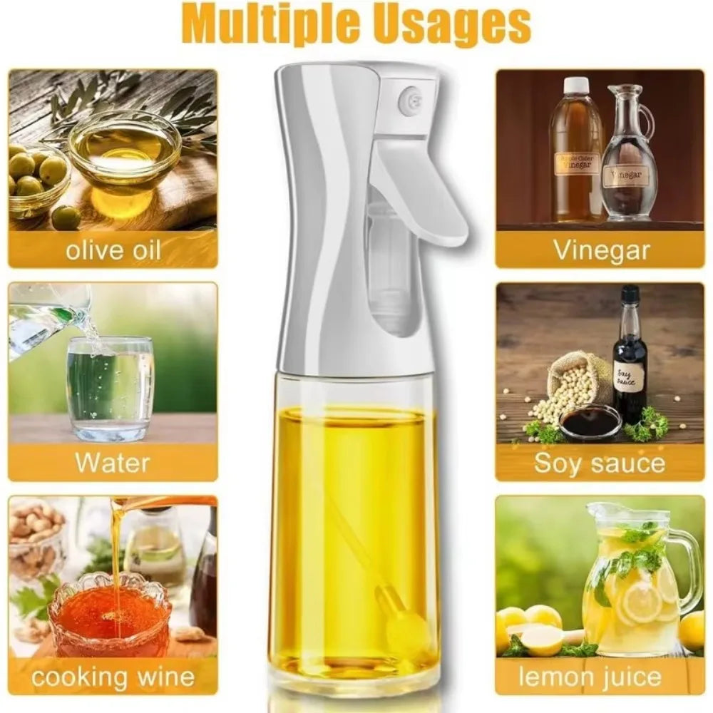 Spray de óleo para cozinhar-dispensador de azeite garrafa pulverizador névoa-reutilizável vinagre de óleo de qualidade alimentar, garrafa de spray acessórios de cozinha
