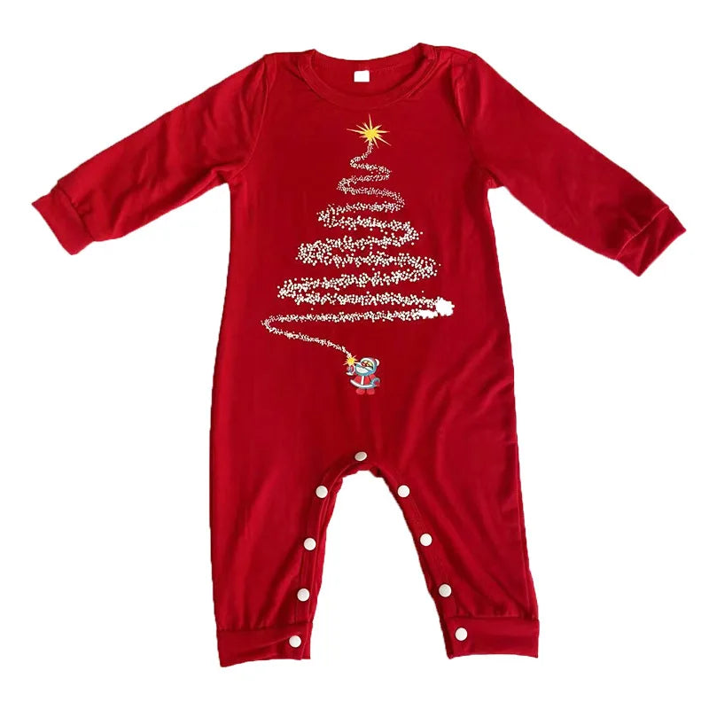 Família combinando Red Natal Conjuntos de pijama, Pai, Mãe, Filha, Filho, Roupa de criança