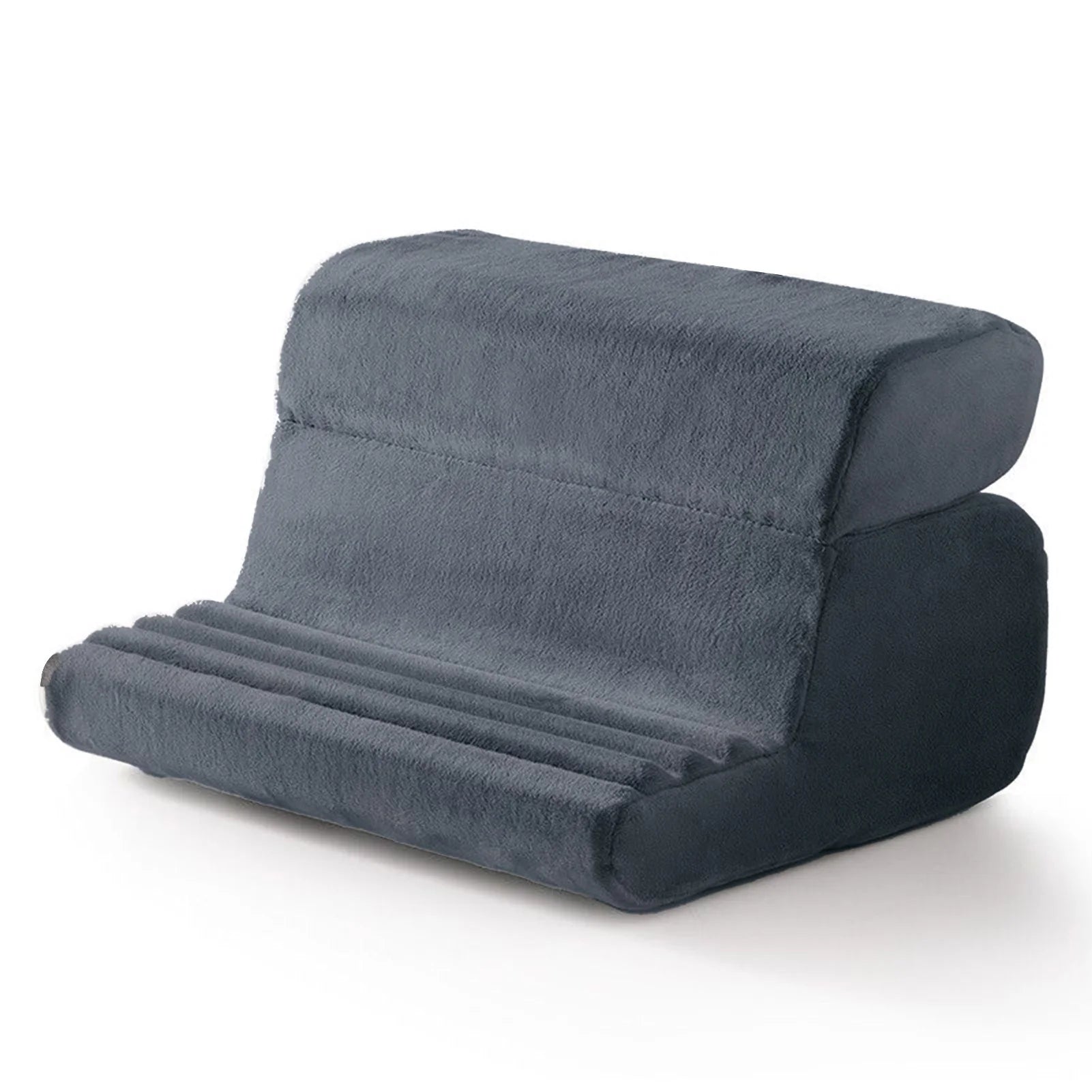 Xnyocn tablet travesseiro titular dobrável ipad suporte para cama de colo e mesa tablet almofada macia doca com bolso stylus montagem para ipad pro