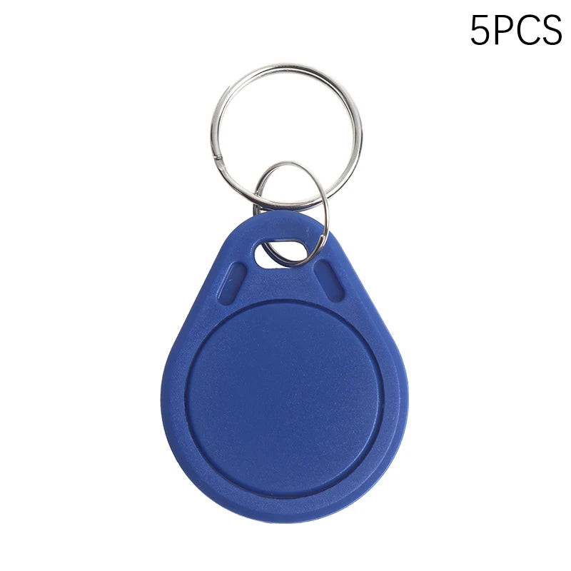 5pcs 13.56Mhz RFID UID Token Copy Keykobs Changeable Attendance Management CUID Clone Keychain Tag For Mif 1k S50 Writable