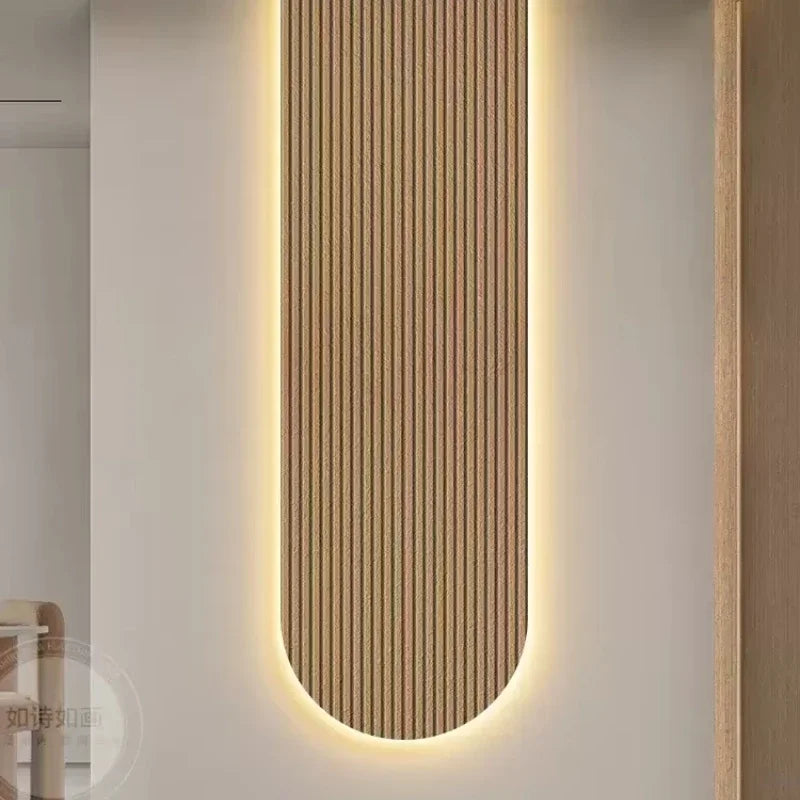 Casa moderna conduziu a lâmpada de parede linha minimalista mural luz decoração sala estar fundo luminárias parede montado lâmpadas