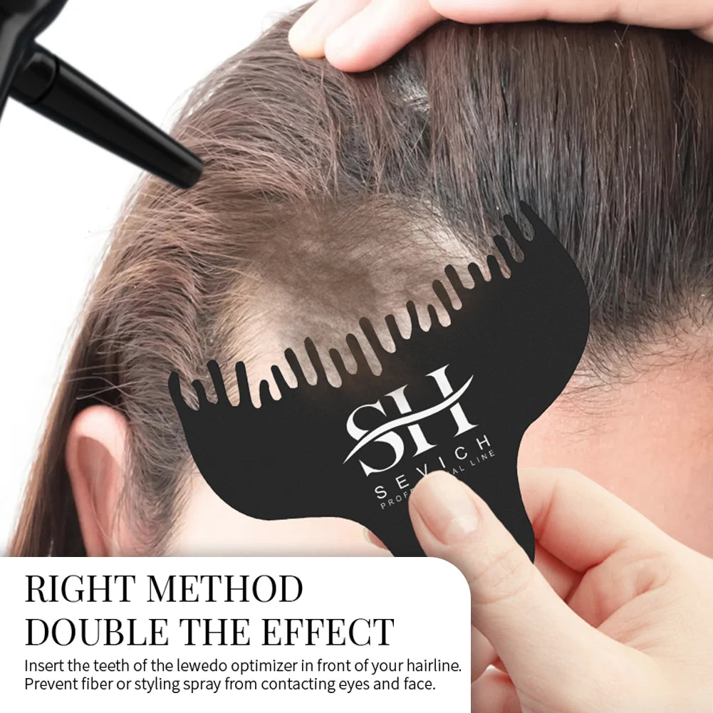 3 pçs conjunto de fibras de cabelo queratina construção do cabelo estilo em pó perda de cabelo instantâneo recrescimento espessamento pós linha fina barba enchimento