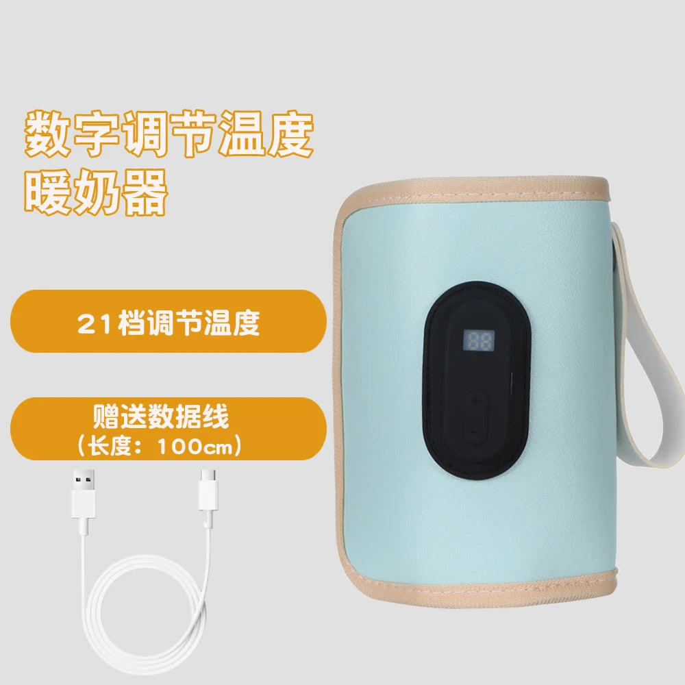 Aquecedor de garrafa de enfermagem do bebê aquecedor de leite do bebê, aquecedor de garrafa portátil usb para carro, acessórios de viagem ao ar livre portátil