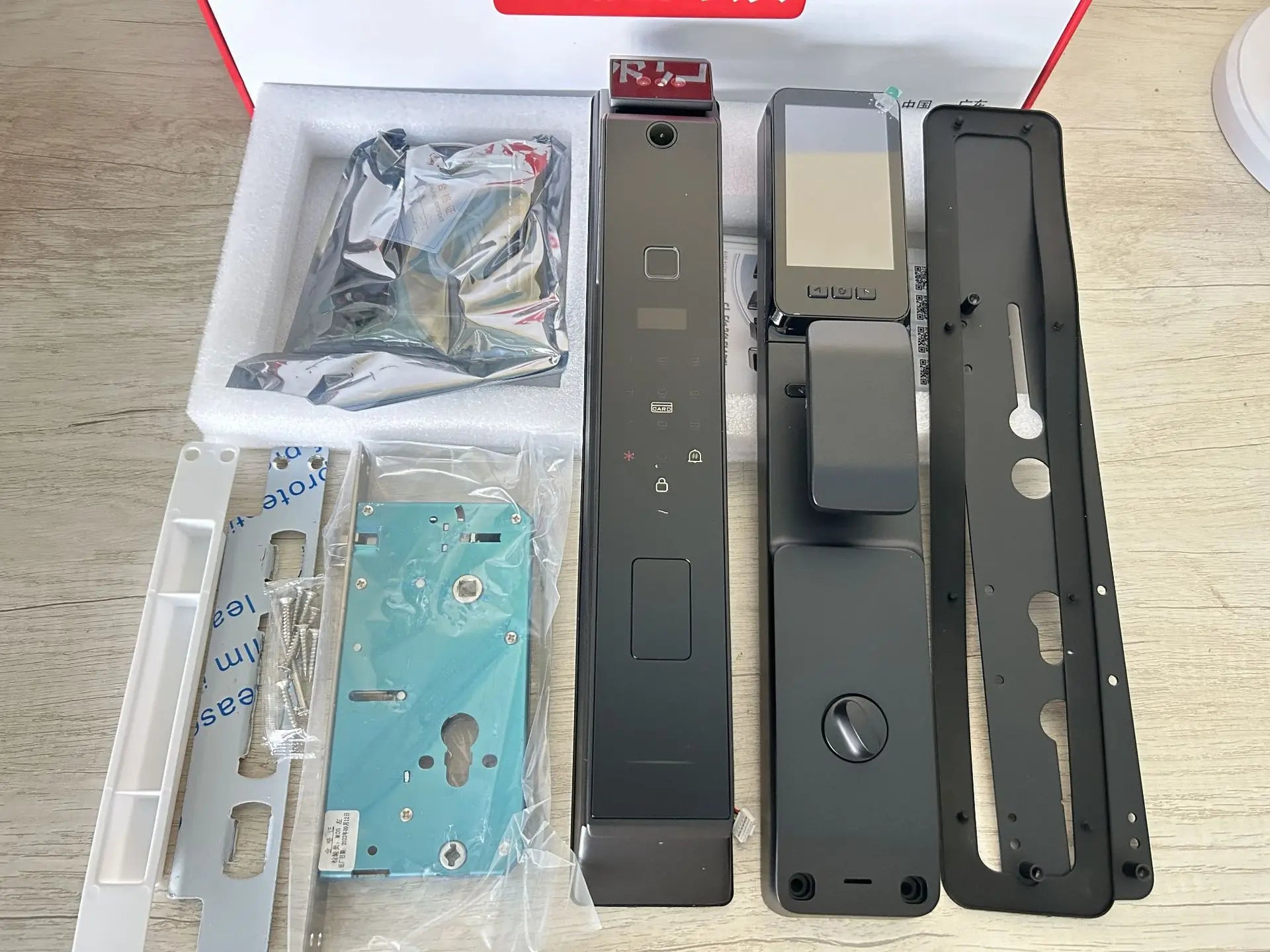 Fechadura inteligente com impressão digital, fechadura para porta de entrada sem chave, fechadura inteligente para porta frontal com código - fechadura inteligente com controle por aplicativo