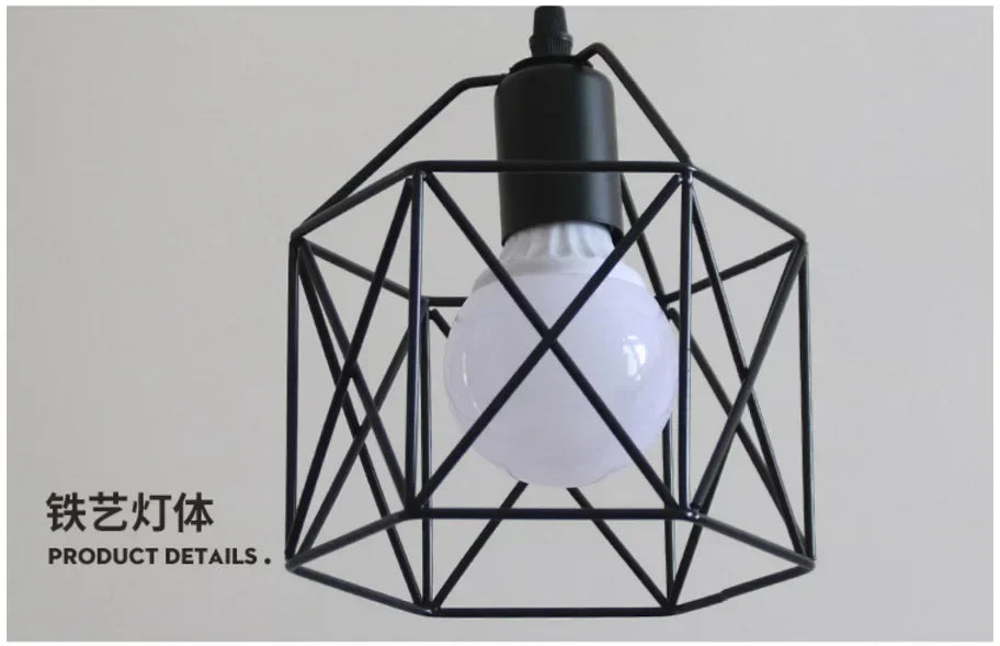 Lâmpada de teto industrial vintage preta de 3 luzes – luminária pendente semi-embutida ajustável para sala de jantar/sala de estar